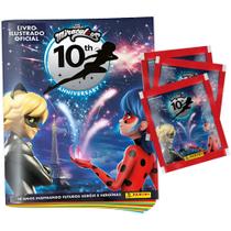 Álbum Miraculous Ladybug 2025 + 60 Figurinhas (12 Envelopes)