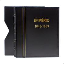 Álbum Moedas Super Luxo nº 6 Império Réis 1848 - 1889