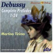 Álbum musical alto: Prelúdios completos de Debussy