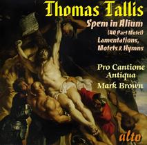 Álbum musical Alto: Spem in Alium, Lamentações e Motetos Álbum musical Alto: Spem in Alium, Lamentações e Motetos