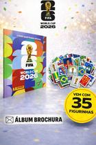 Álbum OFICIAL Copa do Mundo 2026 Capa Mole com 35 Figurinhas 5 Envelopes Oficial Colecionável Copa do Mundo FIFA 2026 Álbum OFICIAL Copa do Mundo 2026 Capa Mole com 35 Figurinhas 5 Envelopes Oficial Colecionável Copa do Mundo FIFA 2026