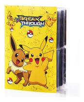 Álbum Oficial Pokémon Porta 240 Cartas Pikachu