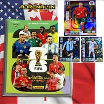 Álbum PANINI Fifa World Cup 2026 FICHÁRIO com 1 Card Grande Cristiano Ronaldo, 2 Limited Edition L. Messi e Harry Kane Álbum PANINI Fifa World Cup 2026 FICHÁRIO com 1 Card Grande Cristiano Ronaldo, 2 Limited Edition L. Messi e Harry Kane