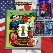 Álbum PANINI Fifa World Cup 2026tm FICHÁRIO com 1 card XXL Limited Edition MOHAMED SALAH, 2 Limited Edition CRISTIANO RONALDO e LIONEL MESSI Álbum PANINI Fifa World Cup 2026tm FICHÁRIO com 1 card XXL Limited Edition MOHAMED SALAH, 2 Limited Edition CRISTIANO RONALDO e LIONEL MESSI