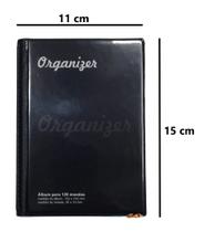 Álbum para 120 Moedas Pequeno Com Aba - Organizer