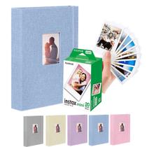 Álbum para Camera Instax Mini + Filme 20 fotos Instax Mini Azul