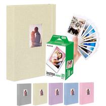 Álbum para Camera Instax Mini + Filme 20 fotos Instax Mini Creme