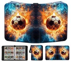 Álbum para Cards de Futebol CHIMORY com 900 Bolsos e 50 Capas