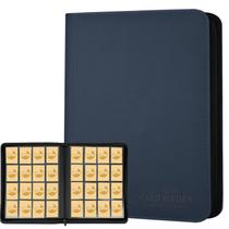 Álbum para Cartas Colecionáveis Foalgo com 16 Bolsos, Capa em PU, para mais de 1000 cartas