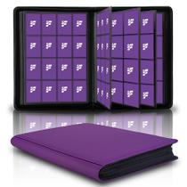 Álbum para cartas colecionáveis Fonwill TM10026-7 com mais de 1000 bolsos, roxo