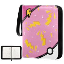 Álbum para Cartas CYNAPIP Rosa Lightning para 400 Cartas com Zíper