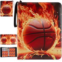 Álbum para cartas de basquete YDEPLVEO com 900 bolsos e zíper Álbum para cartas de basquete YDEPLVEO com 900 bolsos e zíper