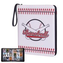 Álbum para Cartas de Beisebol com 990 Bolsos, Couro PU e Zíper Álbum para Cartas de Beisebol com 990 Bolsos, Couro PU e Zíper