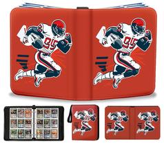 Álbum para Cartas de Futebol CHIMORY com 900 Bolsos, Couro PU e Zíper Álbum para Cartas de Futebol CHIMORY com 900 Bolsos, Couro PU e Zíper