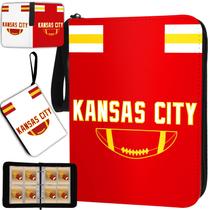 Álbum para cartas de futebol KivolFun Kansas City com 400 bolsos