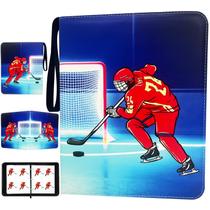 Álbum para Cartas de Hóquei Yisheme com 400 Bolsos e 50 Capas Álbum para Cartas de Hóquei Yisheme com 400 Bolsos e 50 Capas