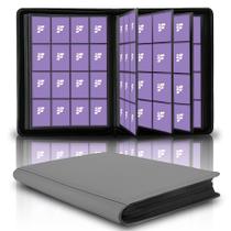 Álbum para cartas Fonwill TM10026-4 com mais de 1000 bolsos, cinza