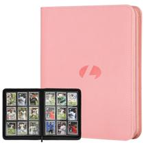 Álbum para cartas LUNNSHO 540 bolsillos impermeable rosa