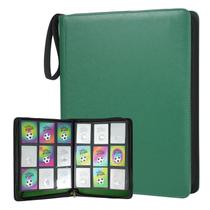 Álbum para Cartas OnMove 324 Bolsillos, Cuero PU Verde, Grande Álbum para Cartas OnMove 324 Bolsillos, Cuero PU Verde, Grande