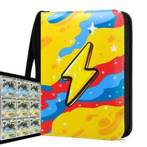 Álbum para cartas TCGPOCKETS 720 bolsos impermeável amarelo Álbum para cartas TCGPOCKETS 720 bolsos impermeável amarelo