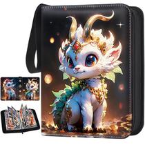 Álbum para cartas Tenmorn 400 bolsillos 50 fundas removibles Álbum para cartas Tenmorn 400 bolsillos 50 fundas removibles