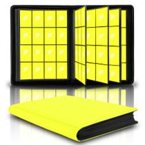 Álbum para Cartas Trading Card Binder Fonwill TM10026-2 com 1000+ Bolsos Amarelo