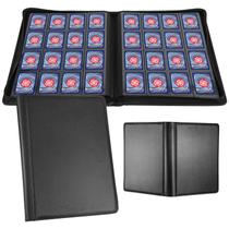 Álbum para Cartas WisOffice com 1024 Bolsos e Capa de PU Preta