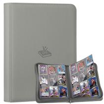 Álbum para cartas XINGFANGWF, 360 bolsillos, cuero PU con cierre de cremallera