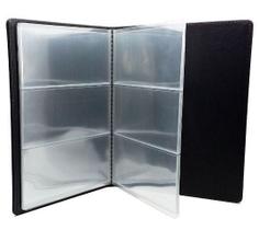 Album Para Cédulas Com 20 Folhas Acetato Tranparente