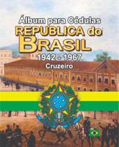 Álbum Para Cédulas Do Brasil 1942 Até 1967 Cruzeiros - Organizer