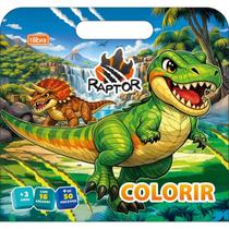 Álbum para Colorir Maleta Raptor 8 Folhas