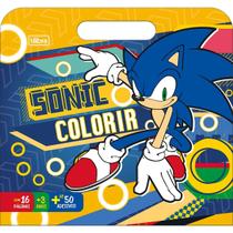 Álbum para Colorir Maleta Sonic 8 Folhas