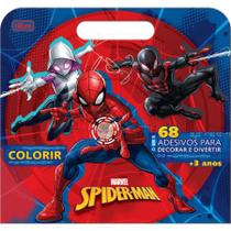 Álbum Para Colorir Maleta Spider Man 8 Folhas Tilibra