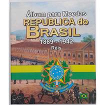 Álbum para moedas da Republica do Brasil 1889 a 1942 - Réis - Organizer
