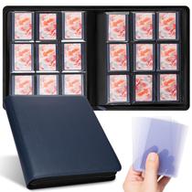 Álbum para Toploaders Keyufox para 252 cartas em couro PU com zíper