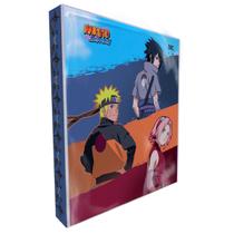 Álbum Pasta Fichário Naruto Shippuden com Capa Dura Reforçado para coleção de Cards Cartas de RPG