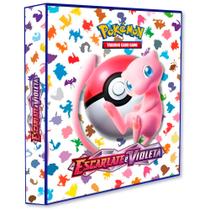 Álbum Pasta Fichário Pokemon Escarlete e Violeta 151 Capa Dura Reforçado Coleção Cards Cartas Personagens Álbum Pasta Fichário Pokemon Escarlete e Violeta 151 Capa Dura Reforçado Coleção Cards Cartas Personagens