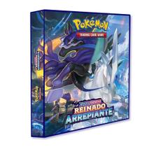Álbum Pasta Fichário Pokemon Espada e Escudo Reinado Arrepiante Capa Dura Reforçado Colecionar Cards Álbum Pasta Fichário Pokemon Espada e Escudo Reinado Arrepiante Capa Dura Reforçado Colecionar Cards