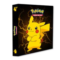 Álbum Pasta Fichário Pokemon Pikachu Reforçado Capa Dura Reforçado para Colecionar Cards ou Cartas Álbum Pasta Fichário Pokemon Pikachu Reforçado Capa Dura Reforçado para Colecionar Cards ou Cartas
