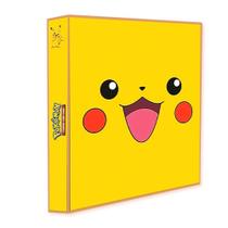 Álbum Pasta Fichário Pokemon Pikachu Sorrindo Capa Dura Reforçado para Colecionar Cards ou Cartas Álbum Pasta Fichário Pokemon Pikachu Sorrindo Capa Dura Reforçado para Colecionar Cards ou Cartas