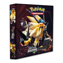 Álbum Pasta Fichário Pokémon Sol & Lua Ultra Prisma Capa Dura Reforçado para Colecionar Cards Cartas Álbum Pasta Fichário Pokémon Sol & Lua Ultra Prisma Capa Dura Reforçado para Colecionar Cards Cartas
