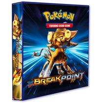 Álbum Pasta Fichário Pokémon XY Break Point Azul Capa Dura Reforçado para Colecionar Cards ou Cartas Álbum Pasta Fichário Pokémon XY Break Point Azul Capa Dura Reforçado para Colecionar Cards ou Cartas