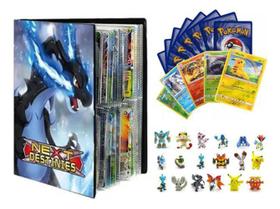 Album Pokémon Charizard X Para 240 Cards + 25 Cartas +