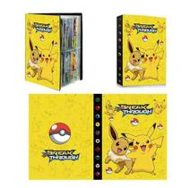 Álbum Pokémon Pasta Porta Cartas Pokemon Pikachu Com Folhas