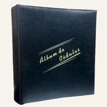 Álbum preto 4 argolas para 45 cédulas - (com 15 folhas) Álbum preto 4 argolas para 45 cédulas - (com 15 folhas)
