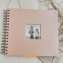 Álbum Scrapbook com 20 folhas preta para fotos da Sorria