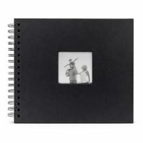 Álbum Scrapbook Preto Capa Dura 20 Páginas