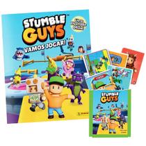 Álbum Stumble Guys Oficial Panini + 36 Figurinhas (6 Env) Álbum Stumble Guys Oficial Panini + 36 Figurinhas (6 Env)