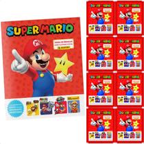 Álbum Super Mario Hora De Brincar 30 Figurinhas 6 Envelopes