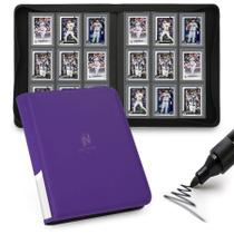 Álbum Toploader Nocyyert 9 bolsillos 324 espacios para cartas morado